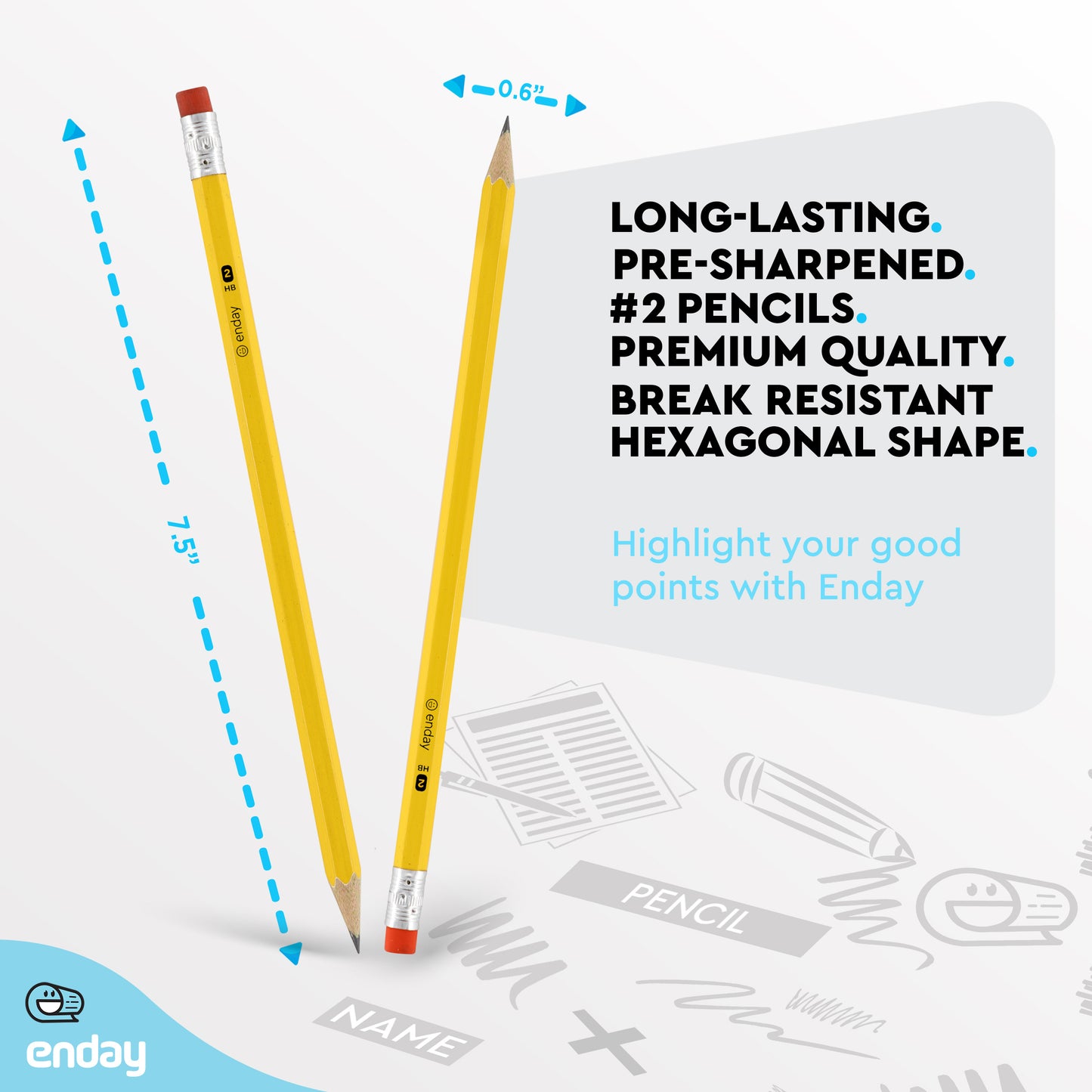 #2 Pre-Sharpened Pencil (24/Pack)