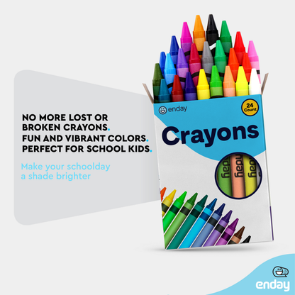 Enday 24 Count Crayons