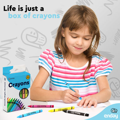 Enday 24 Count Crayons