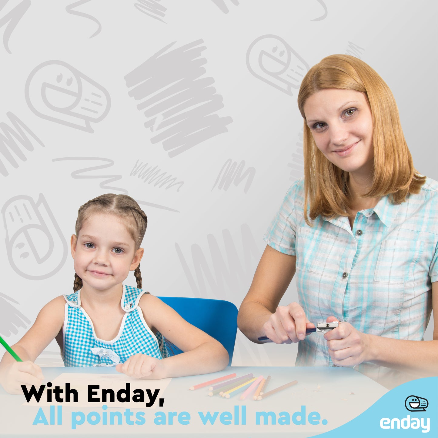 Enday Single Hole Metal Pencil Sharpener 2 Pk