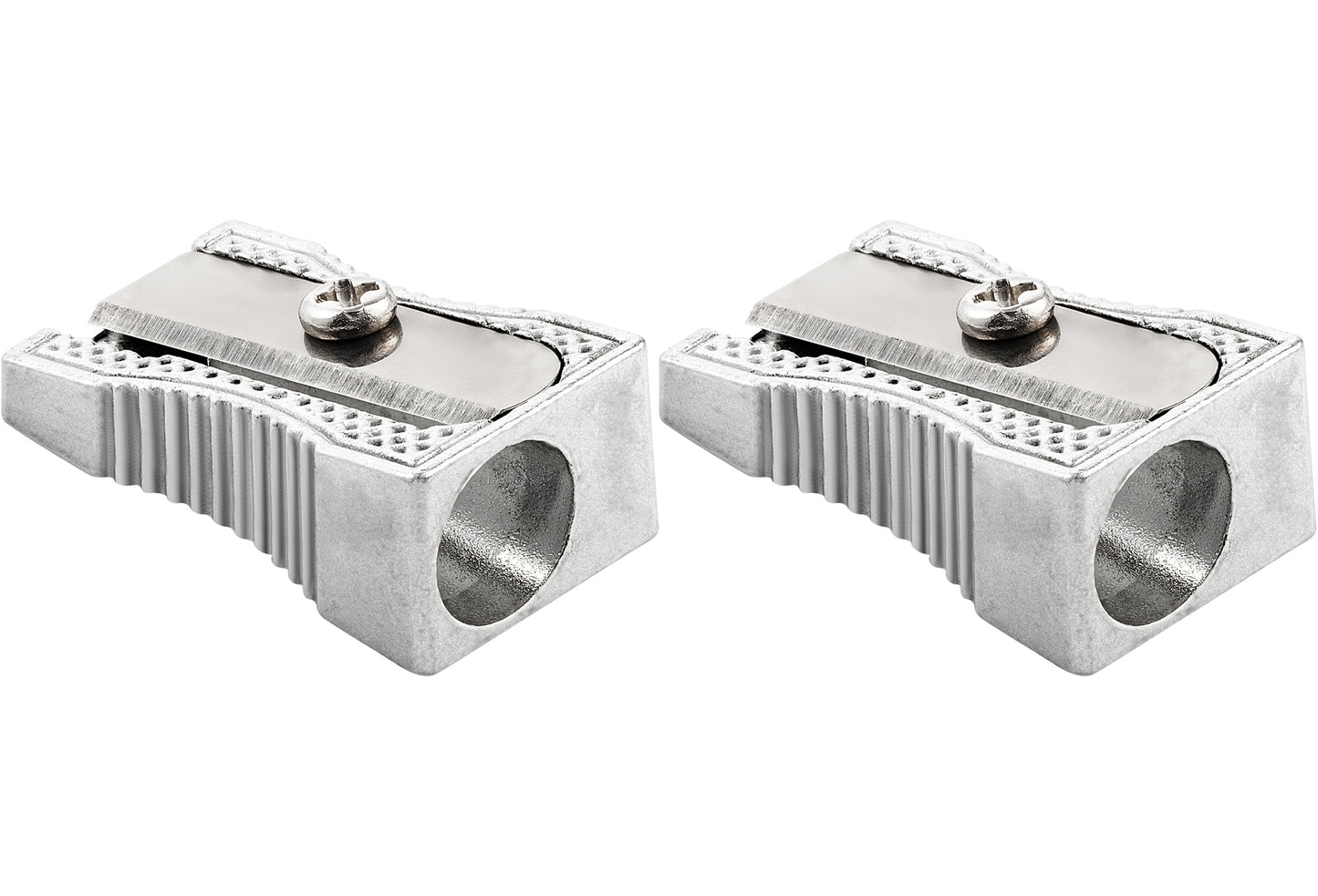 Enday Single Hole Metal Pencil Sharpener 2 Pk