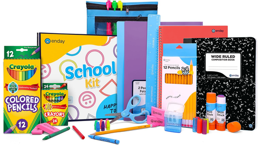 Back to School Supplies Kit - Grades K-5 - 83 Piece Set