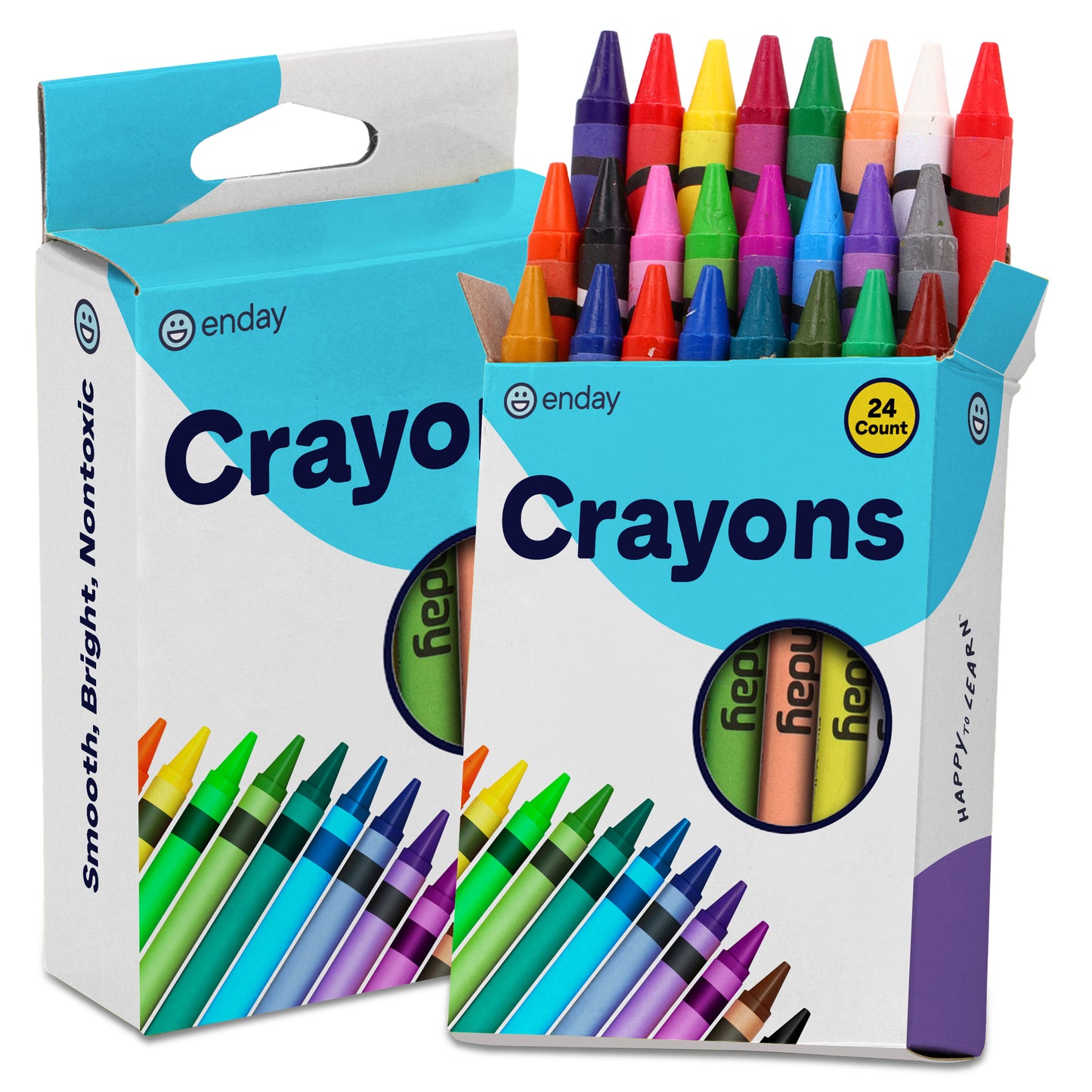 Enday 24 Count Crayons