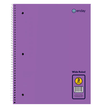 3-Subject Spiral Notebooks