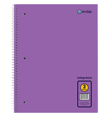 3-Subject Spiral Notebooks